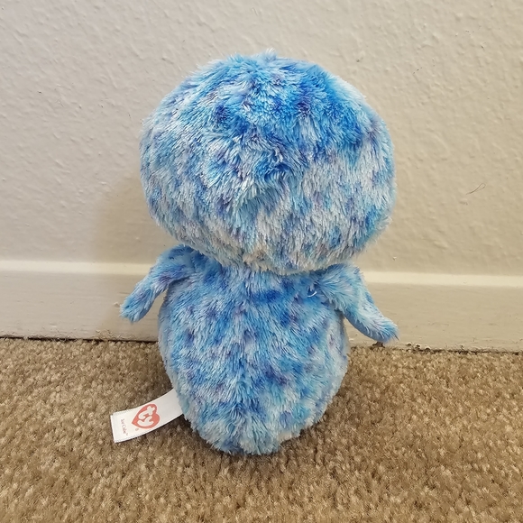 TY Beanie Boos the 6" ICE CUBE Penguin Blue Big Eyed Stuffed Plush Animal - Picture 3 of 7